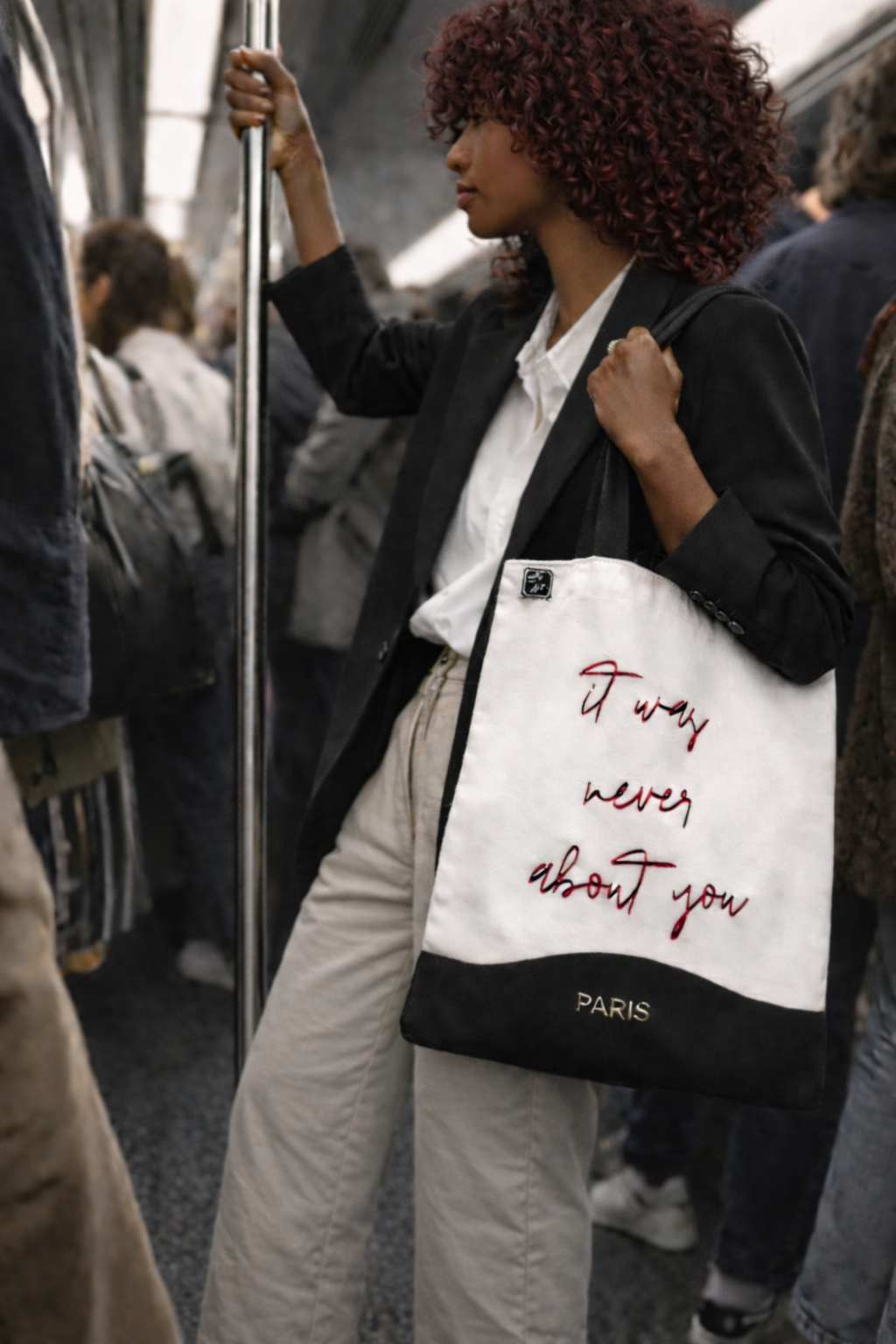 Never about you tote