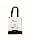 Never about you tote